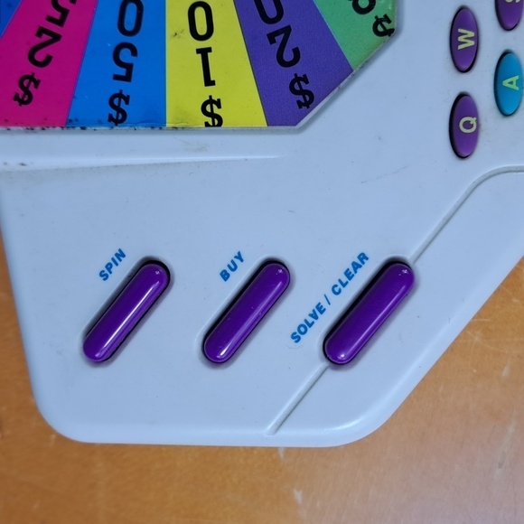 Vintage 1999 Tiger Wheel of Fortune hand held electronic game show game Tested - Picture 6 of 11